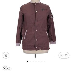 Nike Women's Maroon Bomber Jacket